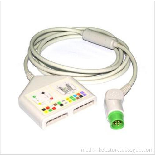 12-Ld ECG Trunk cable for FUCKDA patient monitor
